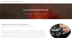 Desktop Screenshot of 24kameramann.de